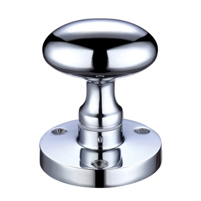 Hagberg Oval Mortice Knob 60.5Mm Rose Hagberg