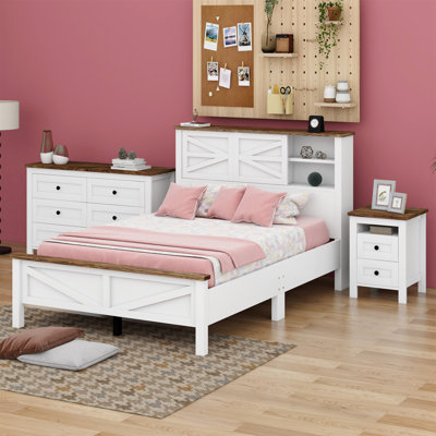 Delaos Bookcase Bed