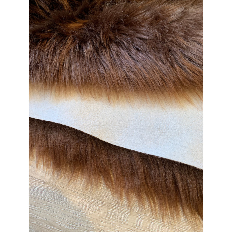 Mar Vista Faux Sheepskin Indoor Rug, Runner 2'6" x 12'