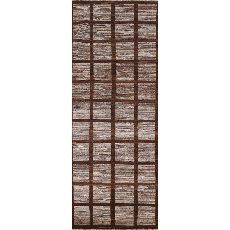 Tapis à carreaux Gabbeh 3 x 10