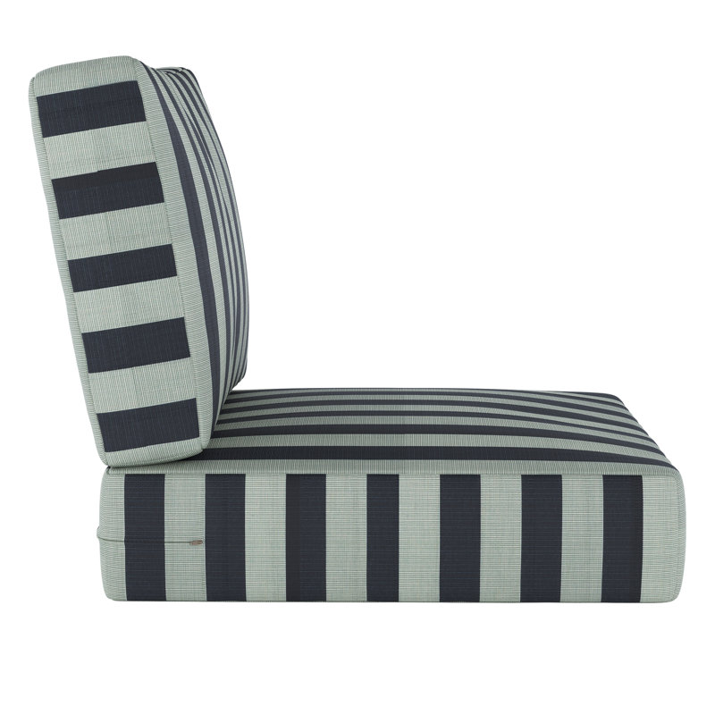 Lani Sunbrella® 25" Outdoor Lounge Chair Cushion, Sunbrella Expressive Mist
