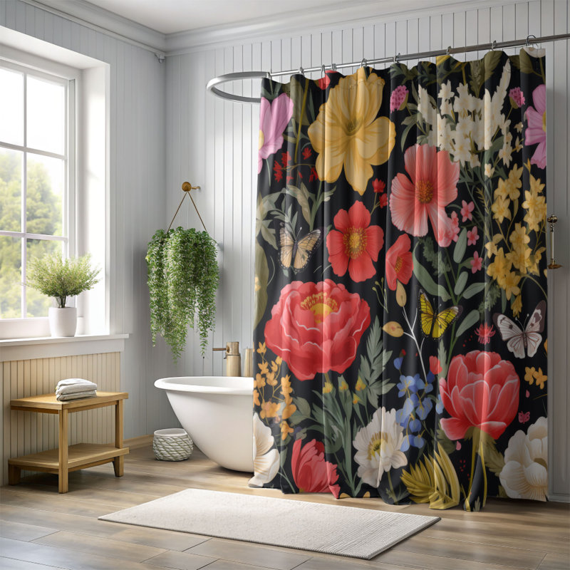 Rideau de douche Garden Eden - Premium, H 74 po x l 71 po