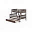 Twin Over Full Rubber Wood Bunk Bed-1799608810