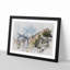 Lower Falls in the Rocky Mountains - Picture Frame Painting Print-56734098-56734099