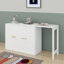 Lit simple escamotable avec commode à hauteur réglable, commode escamotable avec coussin pliable
