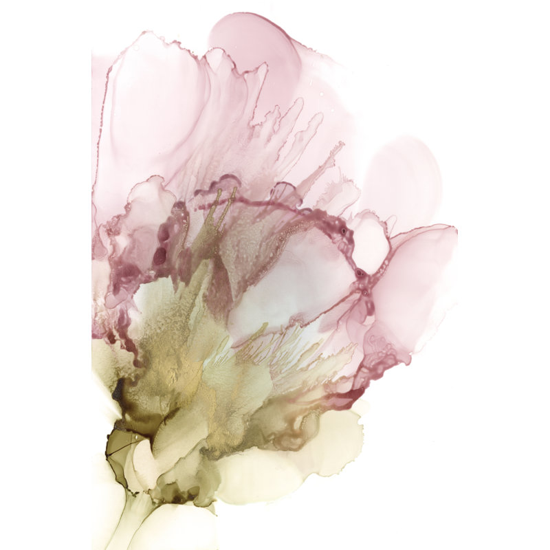 Floraison rose II, H 12 po x l 8 po