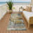 Machine Washable Indoor/Outdoor Chantille ACN2300 Abstract Rug-1480224879