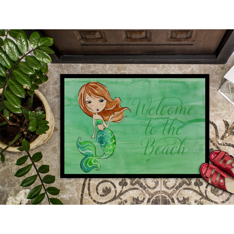 Non-Slip Outdoor Doormat, Rectangle 18" x 27"