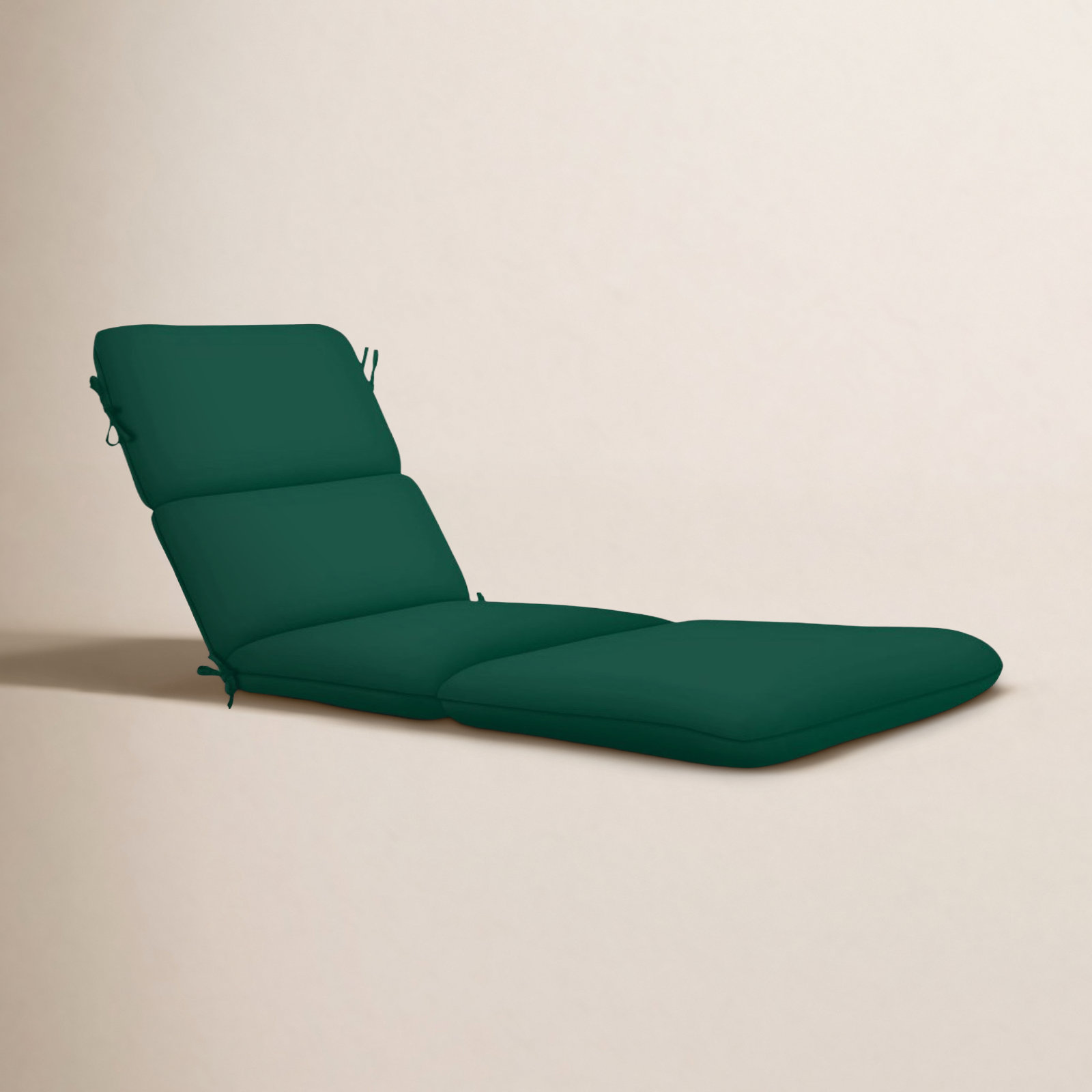 Marlowe Sunbrella® 1-Piece Outdoor Chaise Cushion, Forest Green Performance