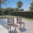 Rafael Wood Premium All-Weather Wicker Outdoor Stacking Dining Side Chair