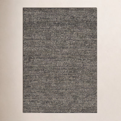 Asta Gray Hand-Woven Wool Rug