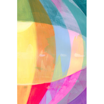 Neon Flare II by Grace Popp - Wrapped Canvas Print
