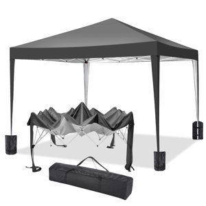 10 Ft. W x 10 Ft. D Steel Pop-up Canopy Commercial Instant Shelter