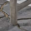 Chaise longue en bois gris avec fonction réglable - Métal et structure