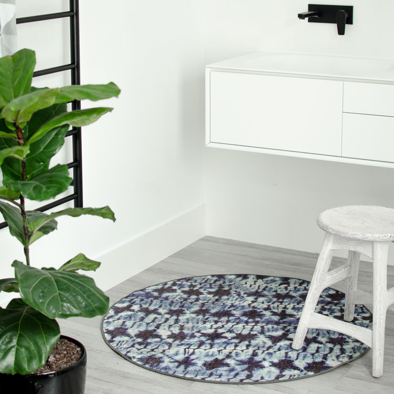 Satori Splash Round Kitchen Mat
