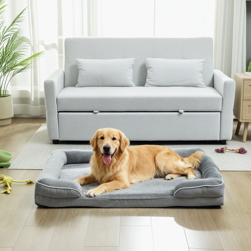 Fleece Pet Bed, 16.5cm H x 112cm W x 80cm D