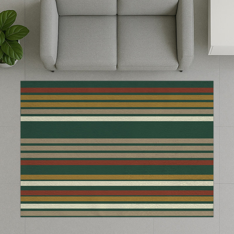 Geometric Area Rug, Rectangle 155 x 230 cm