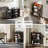 4 Tier Bookshelf, Modern Open Bookcase with Pegboard-792782002-792782015