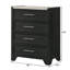 Commode haute 4 tiroirs 1pc
