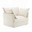 Ensemble de salon modulaire Shetucket de 49 po avec 2 coussins moelleux Latitude Run-449309112