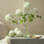 12 hortensias artificiels de 30 po de long avec 5 tiges de faux hortensia en soie réalistes réalistes-1027263540