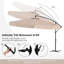 Parasol suspendu en porte-à-faux 10 pi-1865110368
