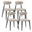 Battistina 18.9 " H Upholstered Metal Side Chair-477592968-531164232