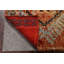 Tapis oriental orange marocain noué à la main 4 x 7