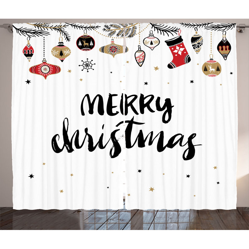 Semi-Sheer Rod Pocket Curtain Panels, 54" x 84"