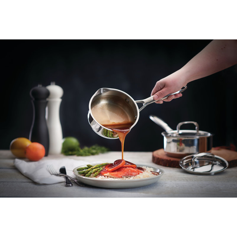 Grill Accessories Napoleon Stainless Steel 2-Piece Sauce Pan Set