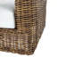 Montauk Swivel Lounge Chair In Bali Pearl Fabric With No Welt