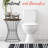 Rustic Farmhouse Barn Door Freestanding Toilet Paper Holder 