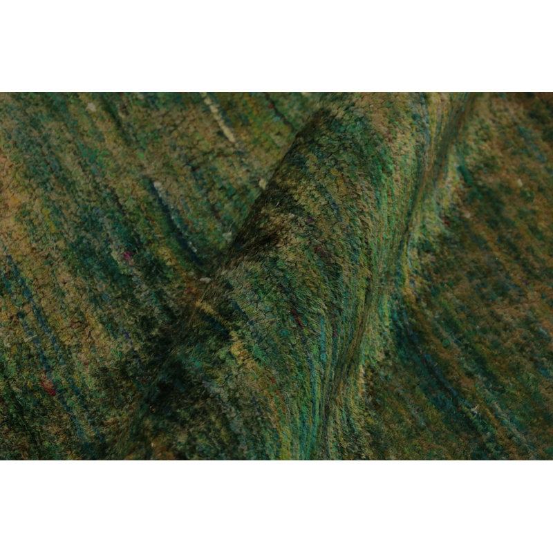Textural One-of-a-Kind 3'8X3'9 Hand Knotted Area Rug