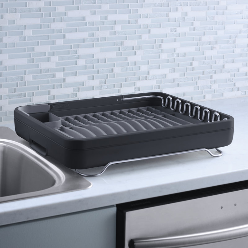 Égouttoir à vaisselle en acier inoxydable Bryant, Anthracite