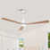52" 3 - Blade Ceiling Fan With LED Lights And Remote Control