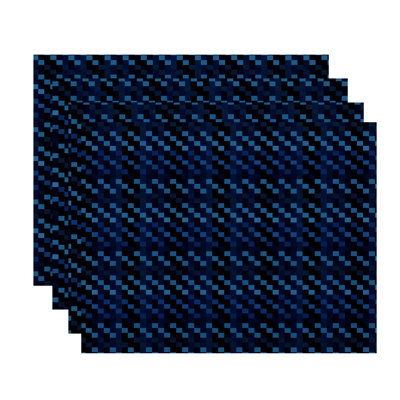 Jiem Polyester Plaid Rectangle Placemat