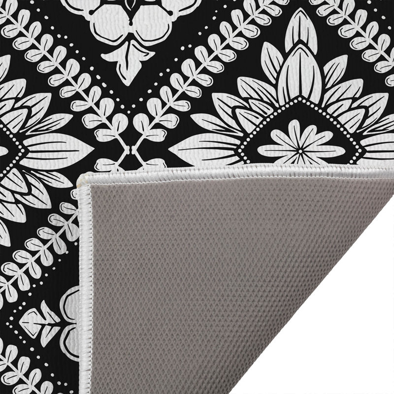 Tapis de toilette rectangulaire absorbant et antidérapant Talia