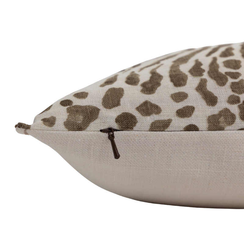 Chatto with Silk Welt Accent Pillow, Rectangle 12"H x 20"W