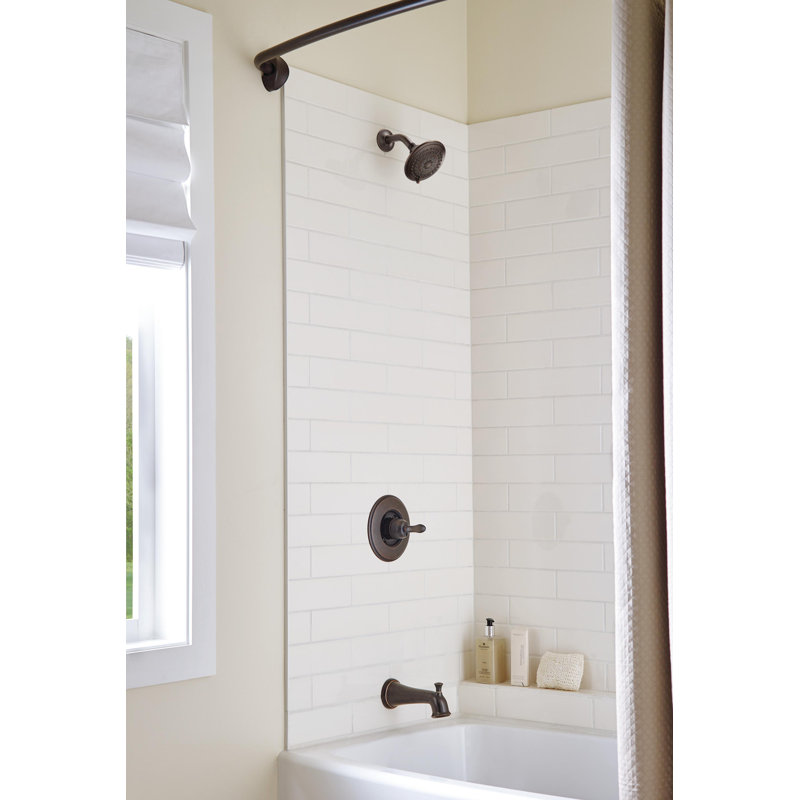 Linden 14 Series Single-Function Tub Shower Faucet Set, Shower Valve Trim Kit, Venetian Bronze