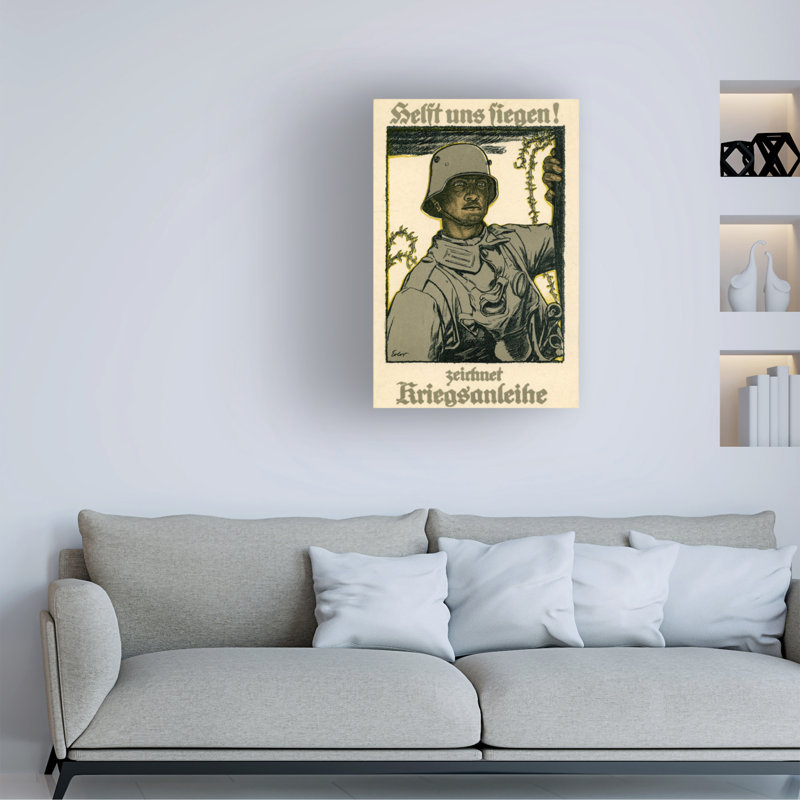 Art sur toile Fritz Erler, H 24 po x l 16 po