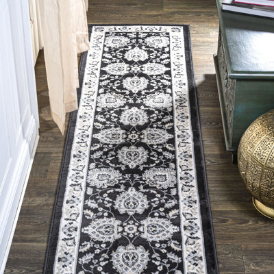 Yeghivart French Cottage Black/Cream Rug