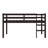 Full Size Low Loft Bed With Ladde