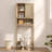 Boho Bathroom Space Saver Cabinet With Rattan Doors, Over-The-Toilet Storage Organizer With Adjustable Shelf-787263899