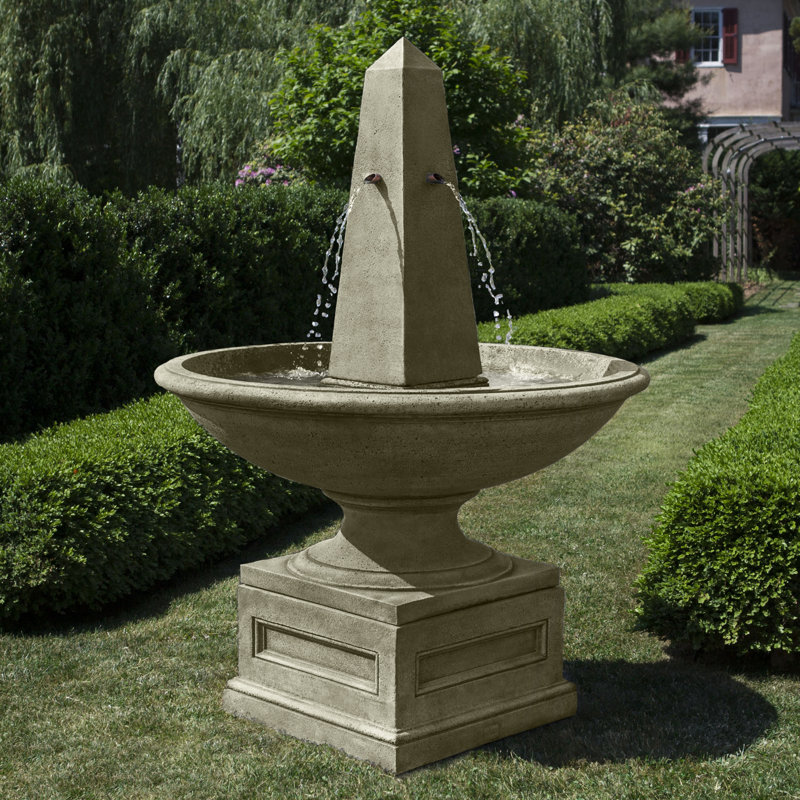 Fontaine en ciment Condotti, Vert