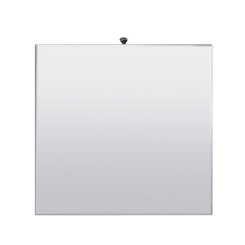 Table de bout miroitante en faux diamants
