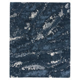Nature Rocks Hand Knotted Bamboo Slat / Seagrass Abstract Area Rug
