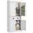 71" Kitchen Pantry Cabinet With Motion Sensor Light, Tall Storage Cabinet With 6 Door Shelves, A Drawer & 4 Adjustable Shelves, For Living Room, Dining Room, White