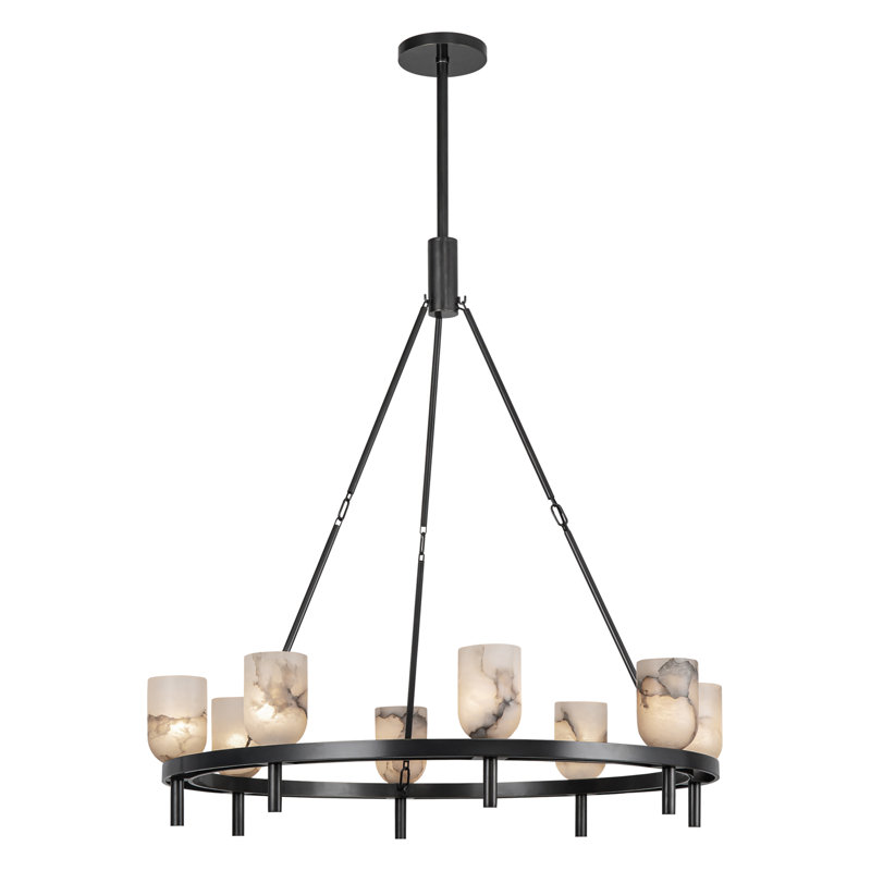 Lucian 8 - Light Chandelier, Urban Bronze