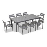 Pacifica Outdoor 17 - Piece Dining Set with Cushions