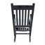 Chaise berçante en bois pour terrasse-1019934807
